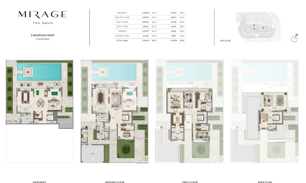 Emaar Oasis Floor Plan 2